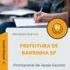 Apostila Profissional de Apoio Escolar Prefeitura de Barrinha SP 2026