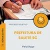 Apostila Psicólogo Prefeitura de Salete SC 2026