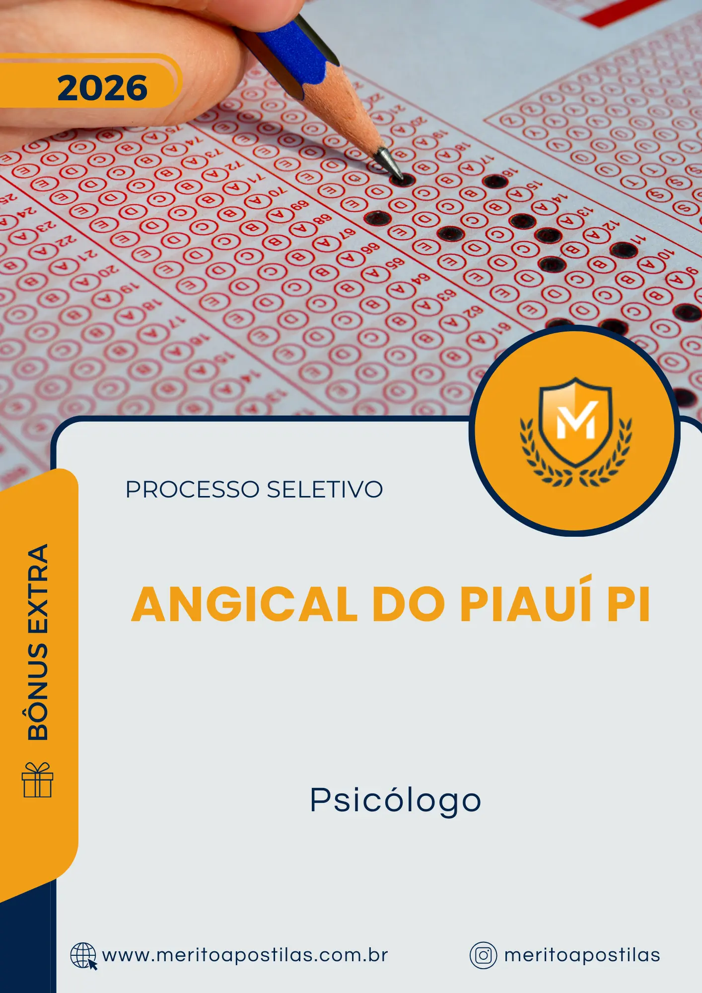 Apostila Psicólogo Prefeitura de Angical do Piauí PI 2026