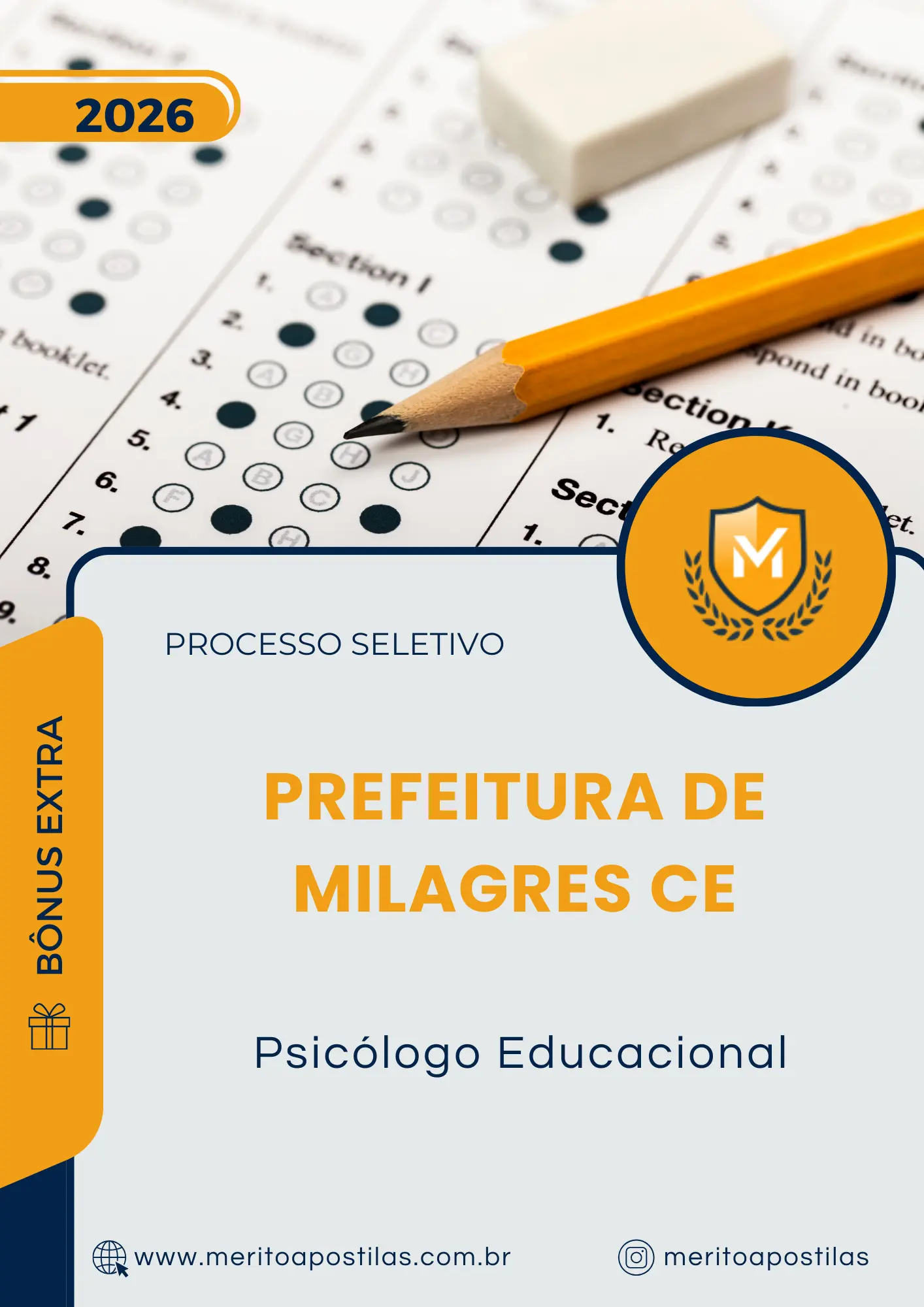 Apostila Psicólogo Educacional Prefeitura de Milagres CE 2026