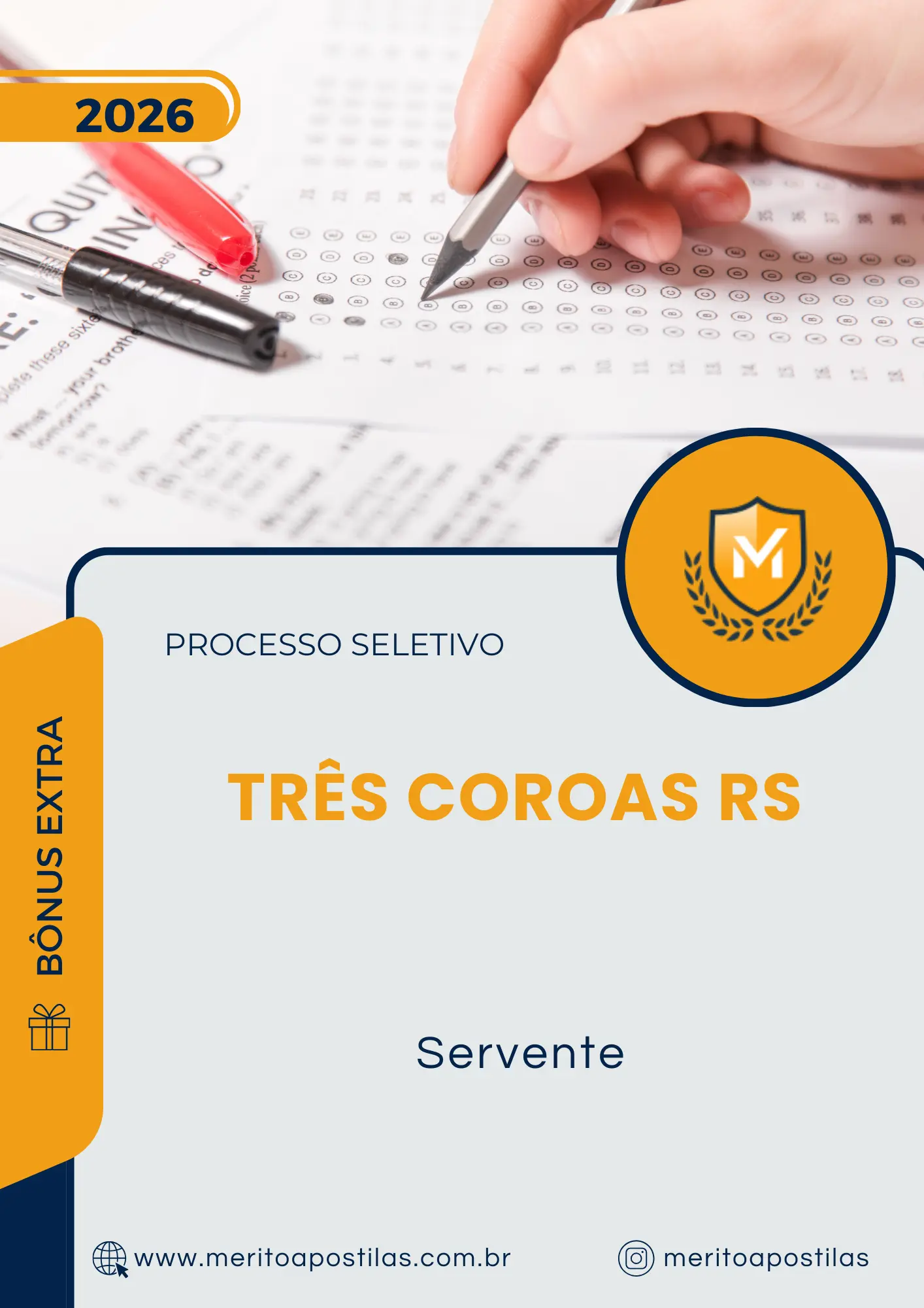 Apostila Servente Prefeitura de Três Coroas RS 2026