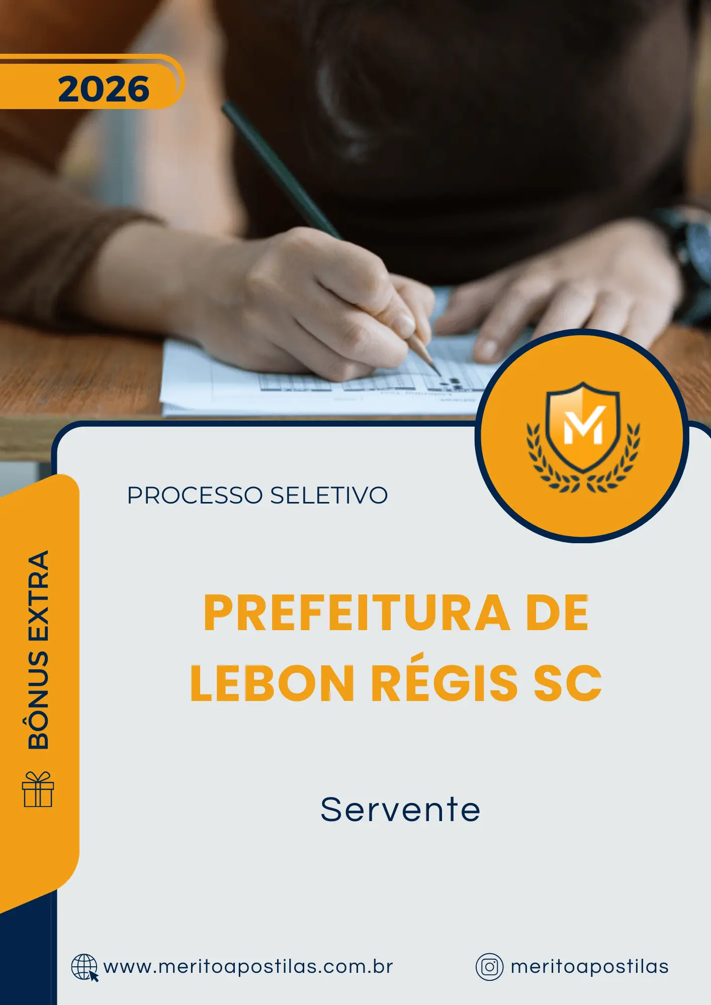 Apostila Servente Prefeitura de Lebon Régis SC 2026