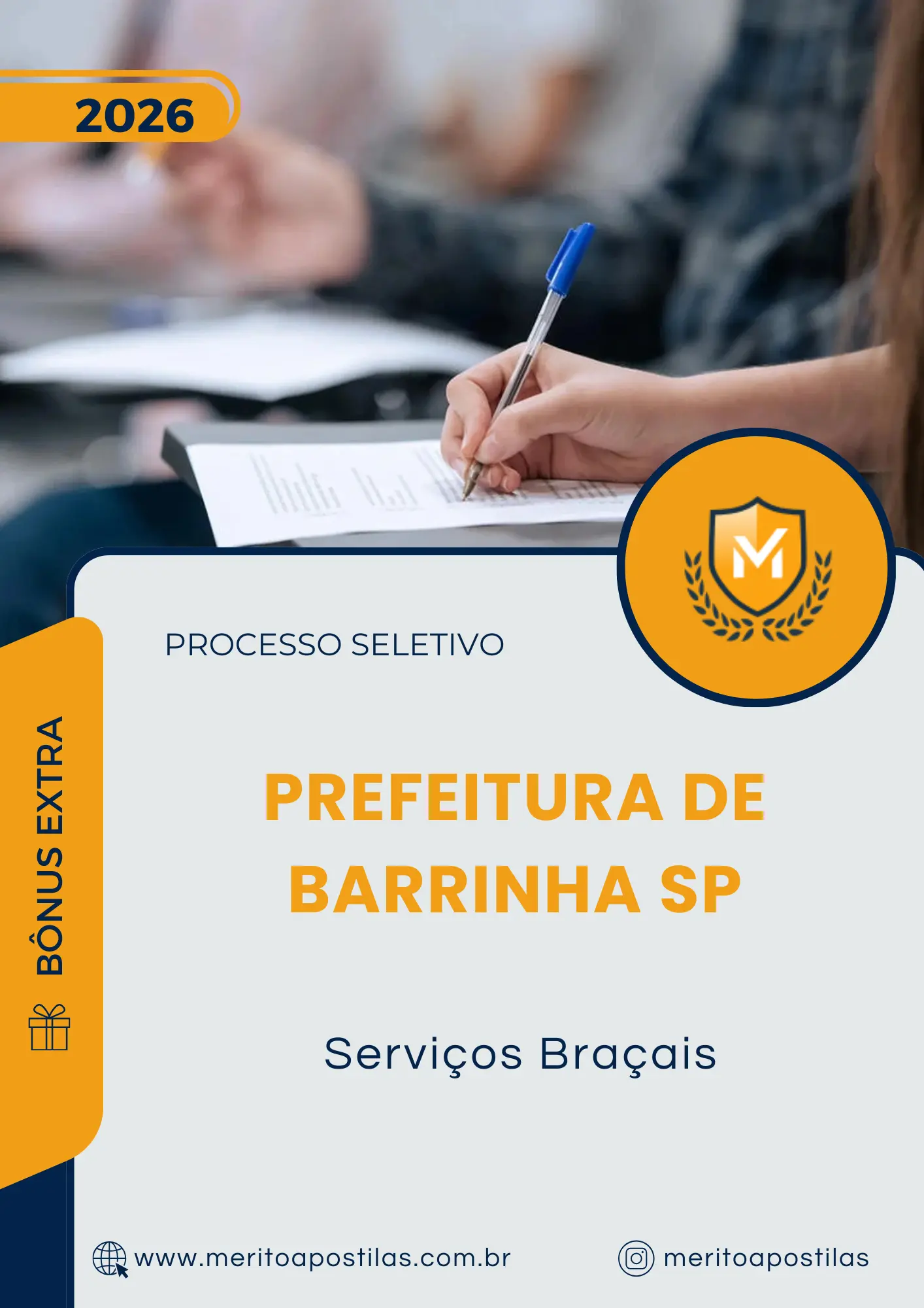 Apostila Serviços Braçais Prefeitura de Barrinha SP 2026