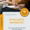 Apostila Técnico Administrativo Educacional Prefeitura de Novo Santo Antônio MT 2026