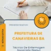 Apostila Técnico De Enfermagem Socorrista Samu Prefeitura de Canavieiras BA 2026