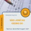 Apostila Técnico de Enfermagem ESF Prefeitura de São José do Cedro SC 2026