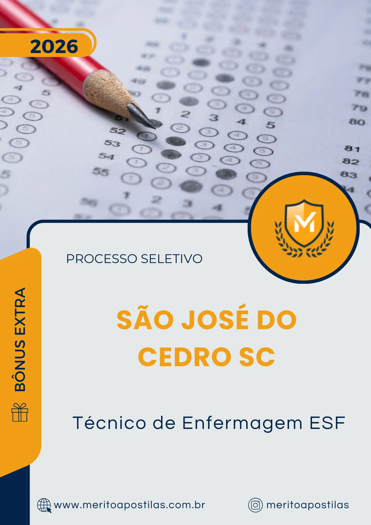 Apostila Técnico de Enfermagem ESF Prefeitura de São José do Cedro SC 2026