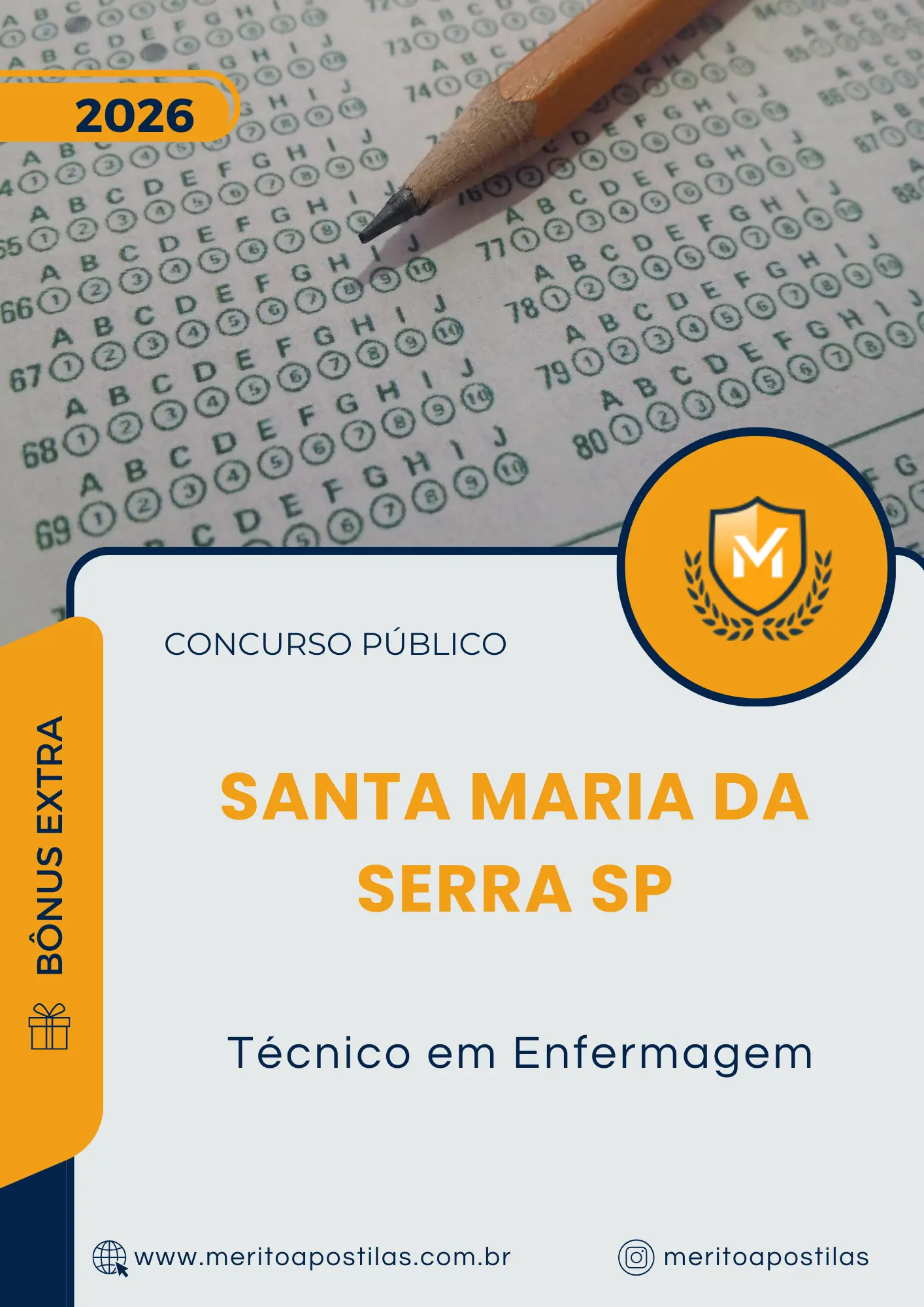 Apostila Técnico em Enfermagem Prefeitura de Santa Maria da Serra SP 2026