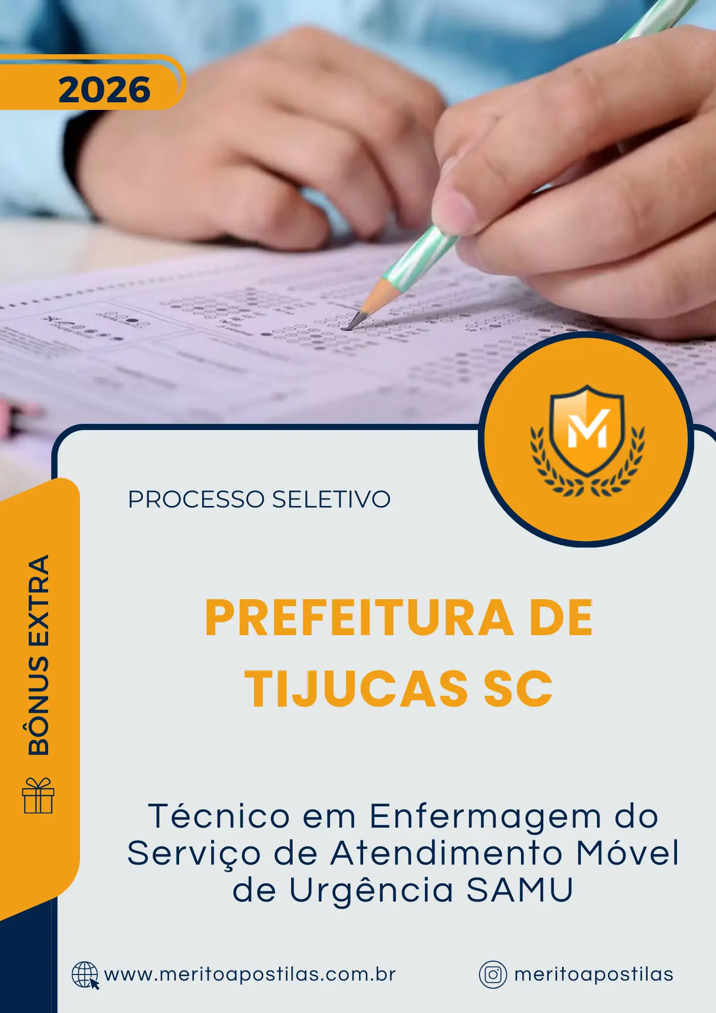 Apostila Técnico em Enfermagem do Serviço de Atendimento Móvel de Urgência SAMU Prefeitura de Tijucas SC 2026