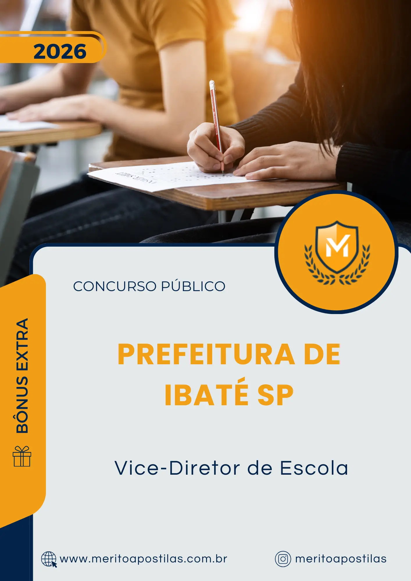 Apostila Vice Diretor de Escola Prefeitura de Ibaté SP 2026