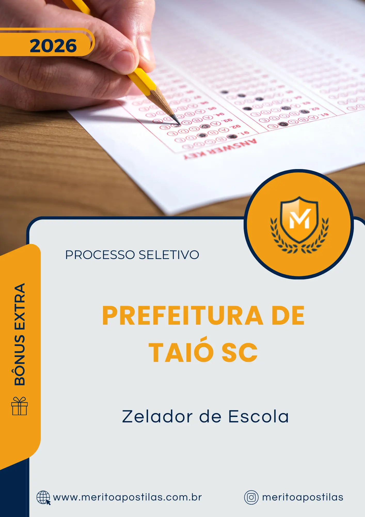 Apostila Zelador de Escola Prefeitura de Taió SC 2026