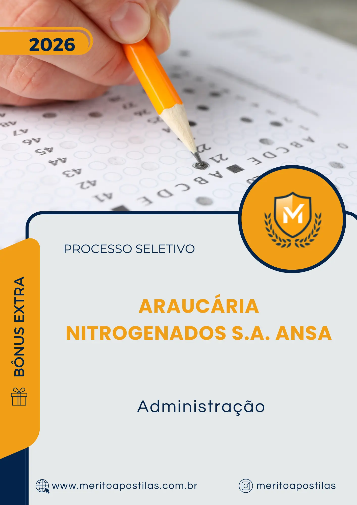 Apostila Administração Processo Seletivo Araucária Nitrogenados S.A. ANSA 2026