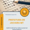 Apostila Administrativo Educacional Informática Prefeitura de Jaciara MT 2026