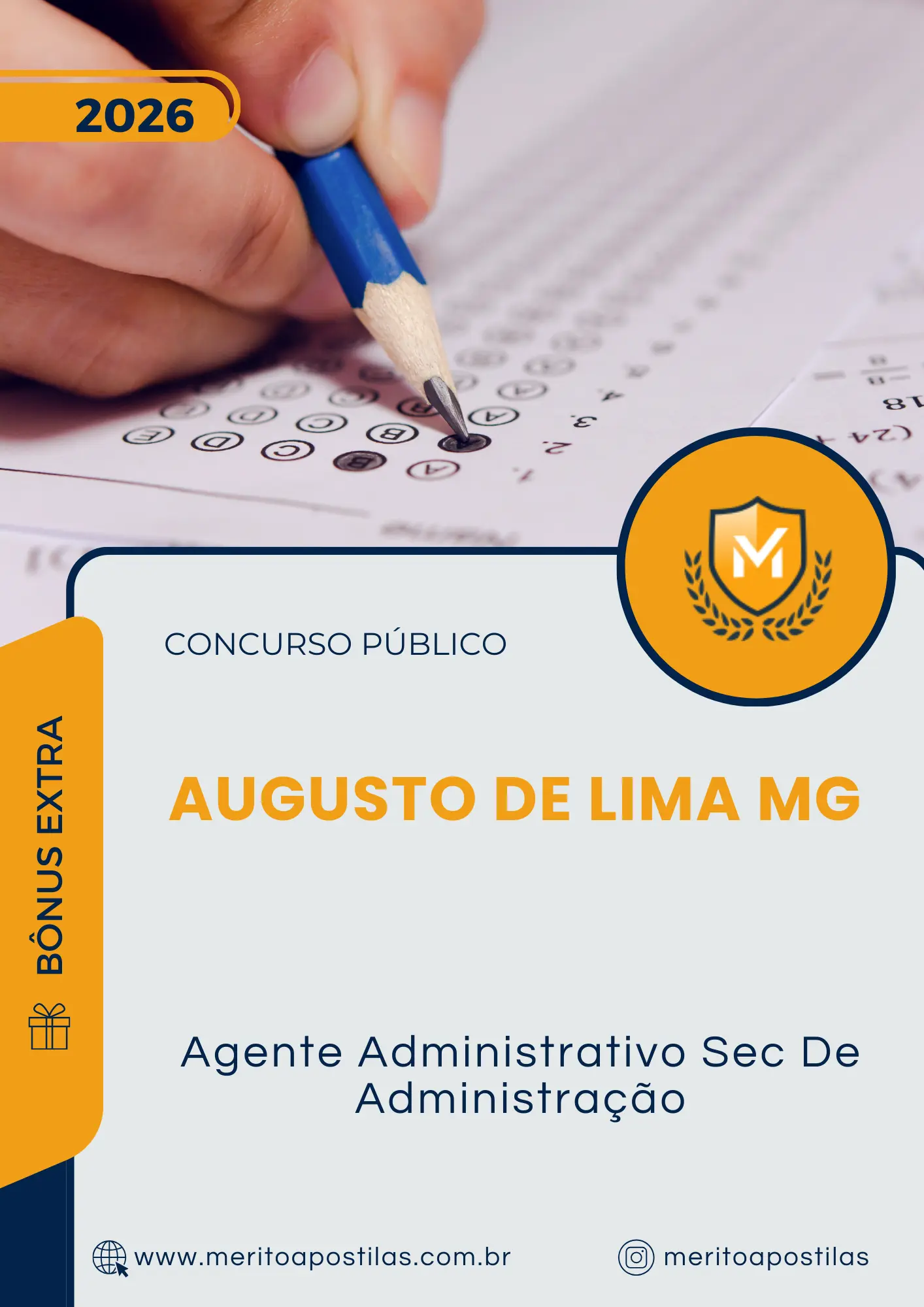 Apostila Agente Administrativo Sec De Administração Prefeitura de Augusto de Lima MG 2026