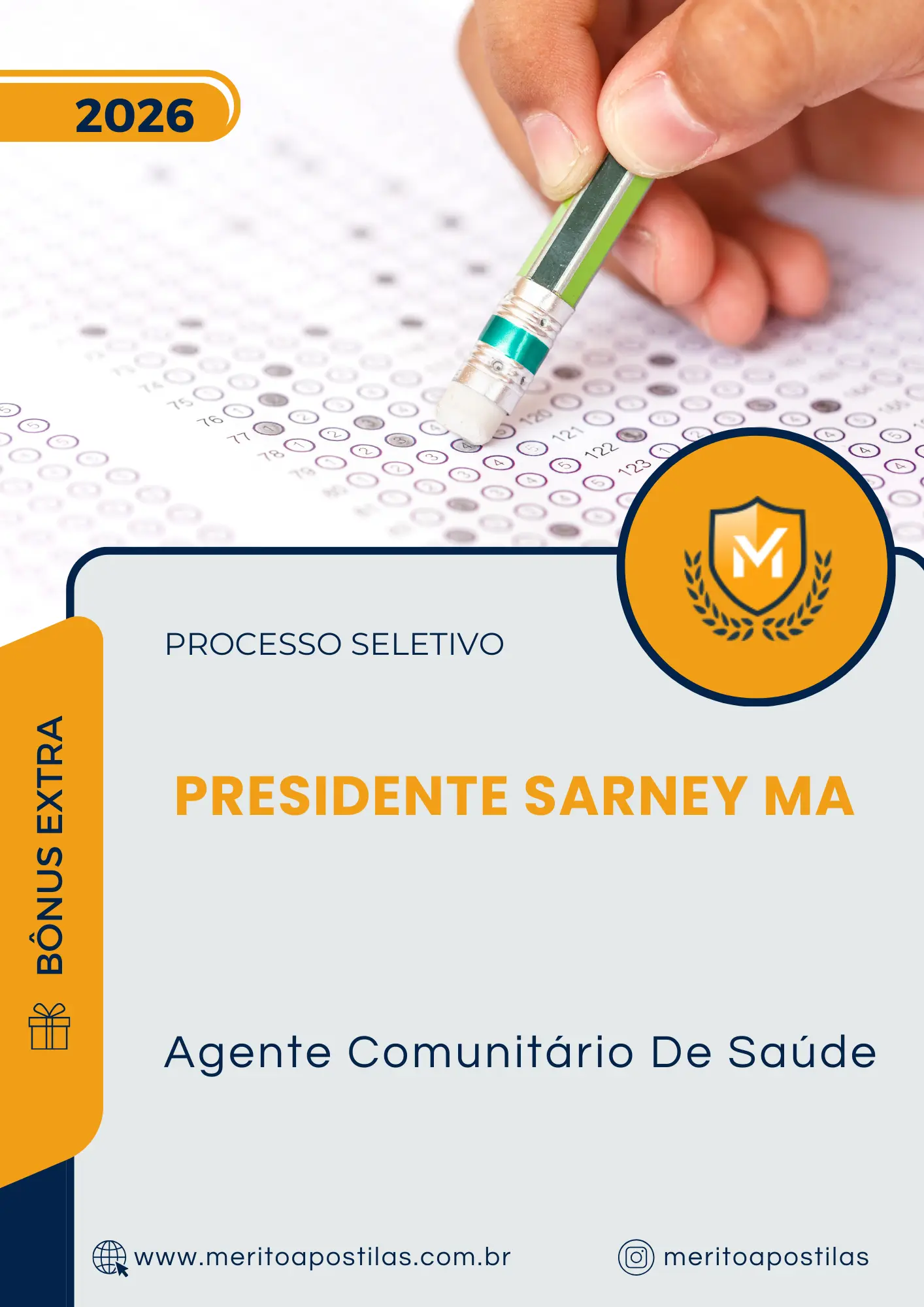Apostila Agente Comunitário De Saúde Prefeitura de Presidente Sarney MA 2026