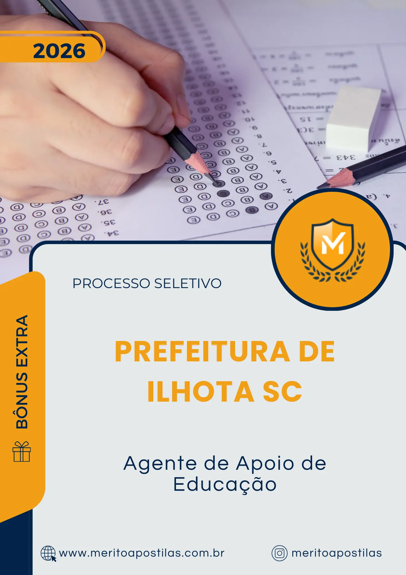Apostila Agente de Apoio de Educação Prefeitura de Ilhota SC 2026