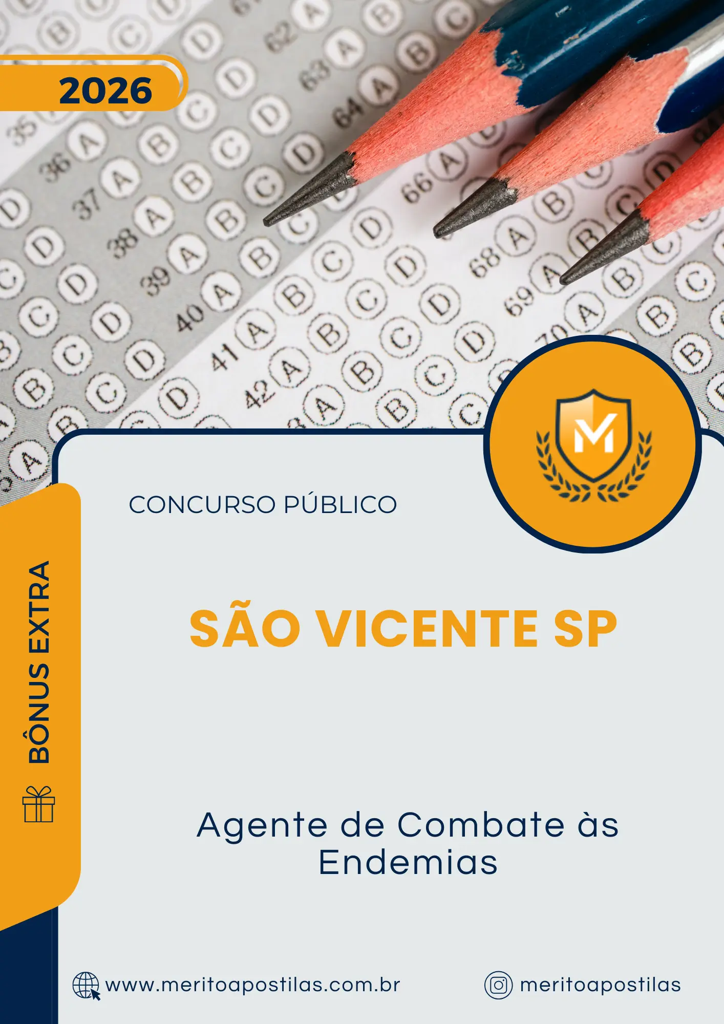 Apostila Agente de Combate às Endemias Prefeitura de São Vicente SP 2026
