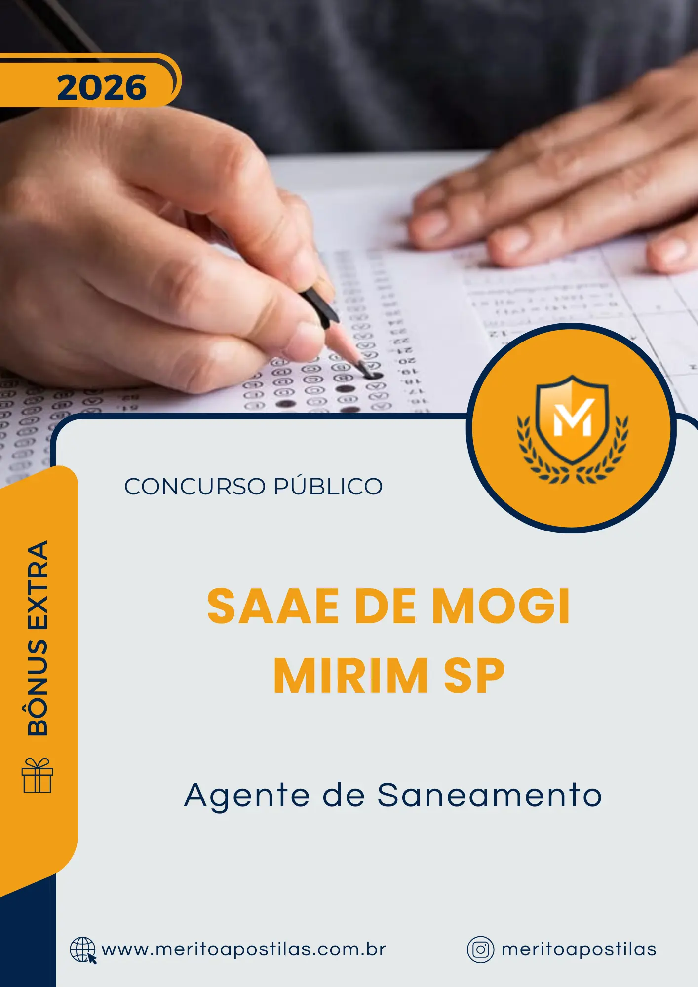 Apostila Agente de Saneamento Concurso Público SAAE de Mogi Mirim SP 2026