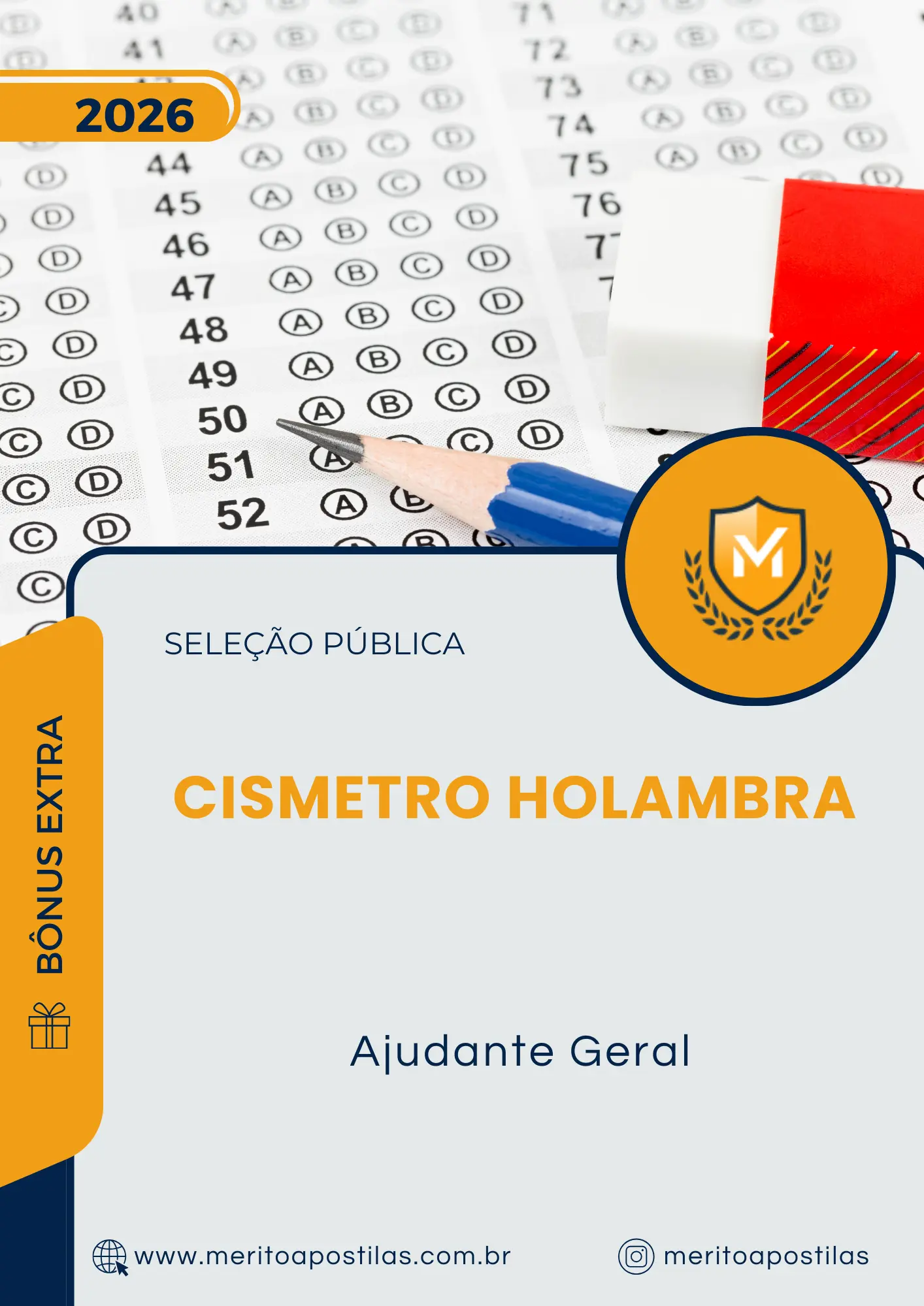 Apostila Ajudante Geral Seleção Pública CISMETRO HOLAMBRA 2026