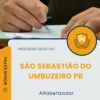 Apostila Alfabetizador Prefeitura de São Sebastião do Umbuzeiro PB 2026