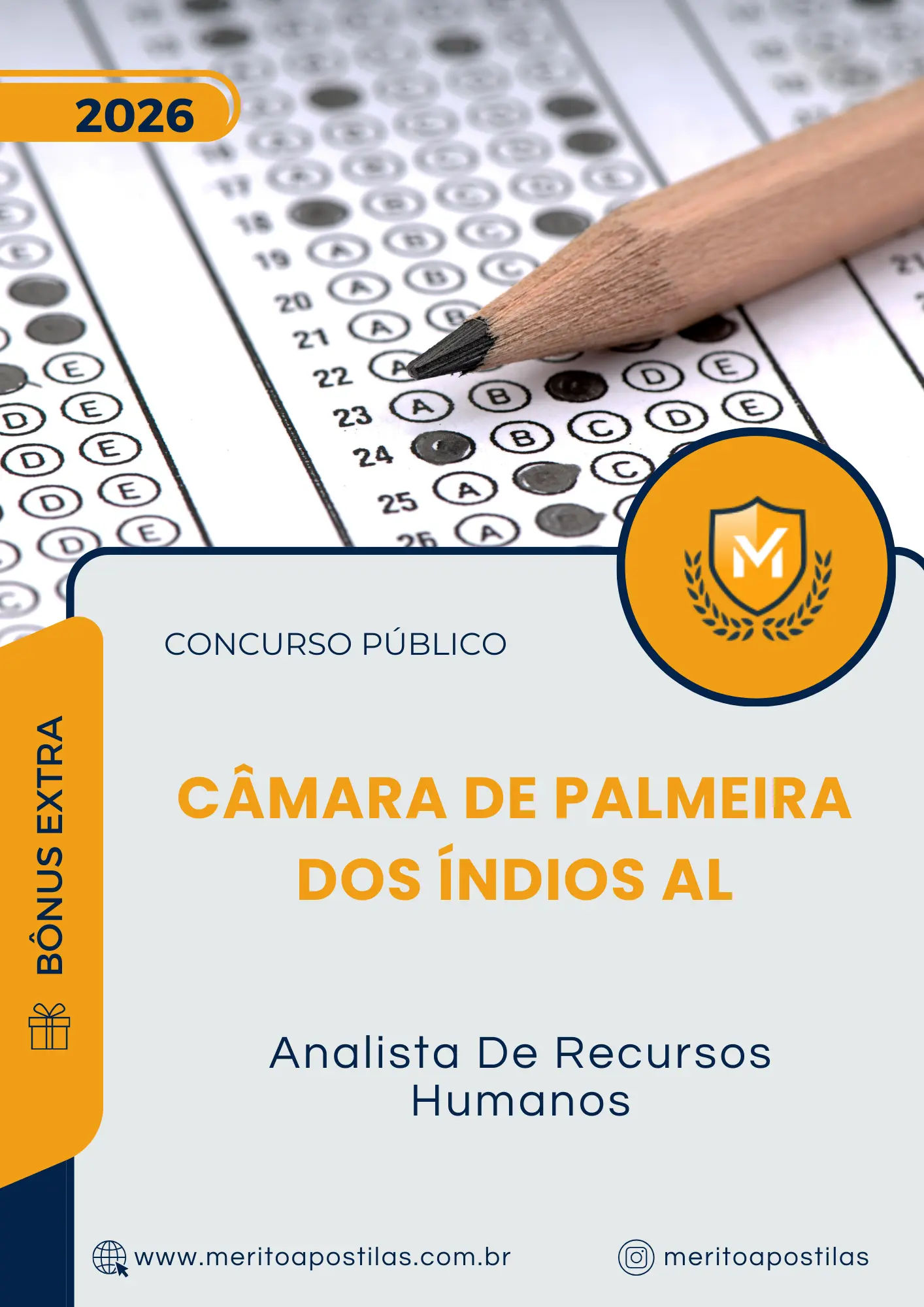 Apostila Analista De Recursos Humanos Câmara de Palmeira dos Índios AL 2026