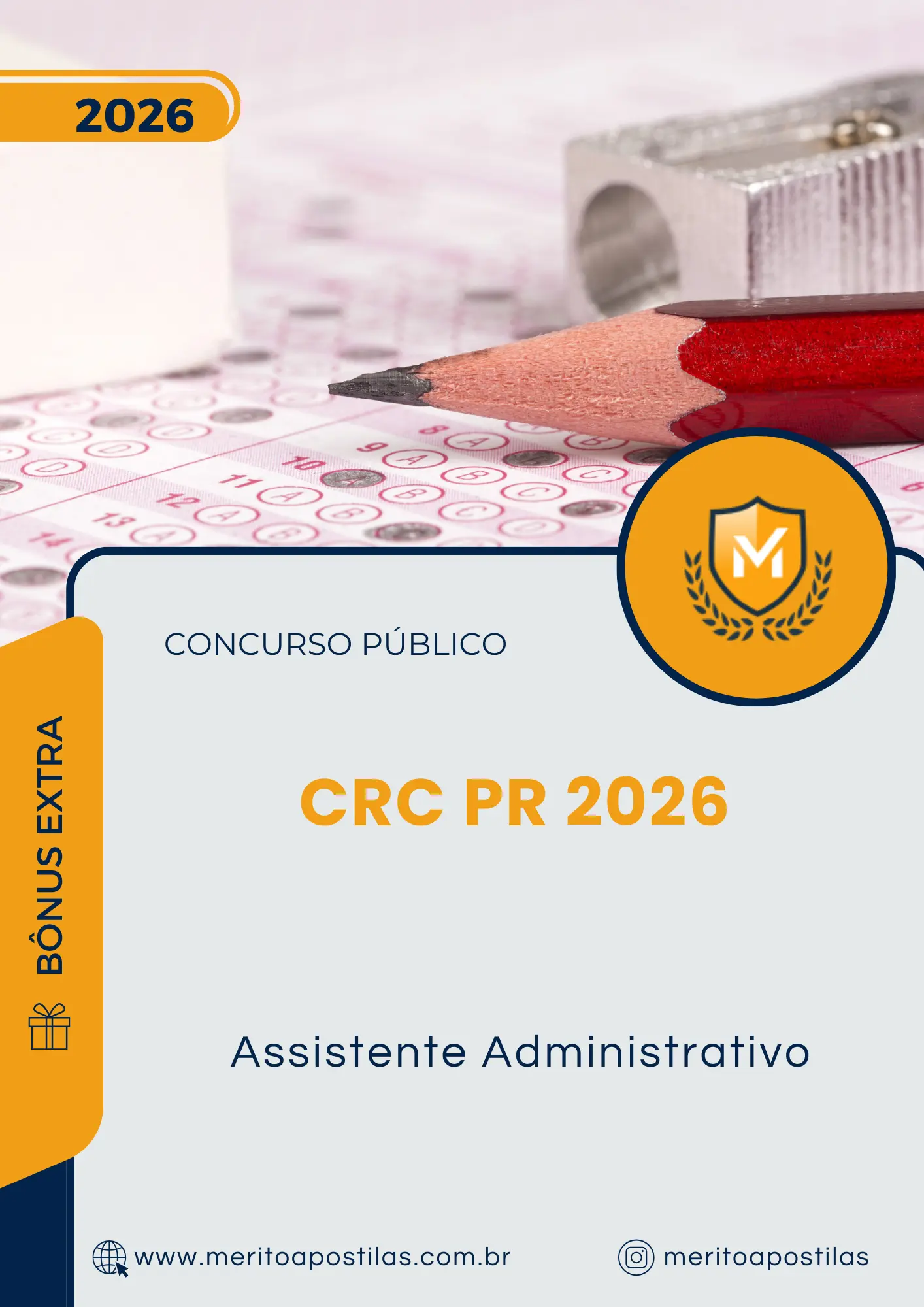 Apostila Assistente Administrativo Concurso Público CRC PR 2026