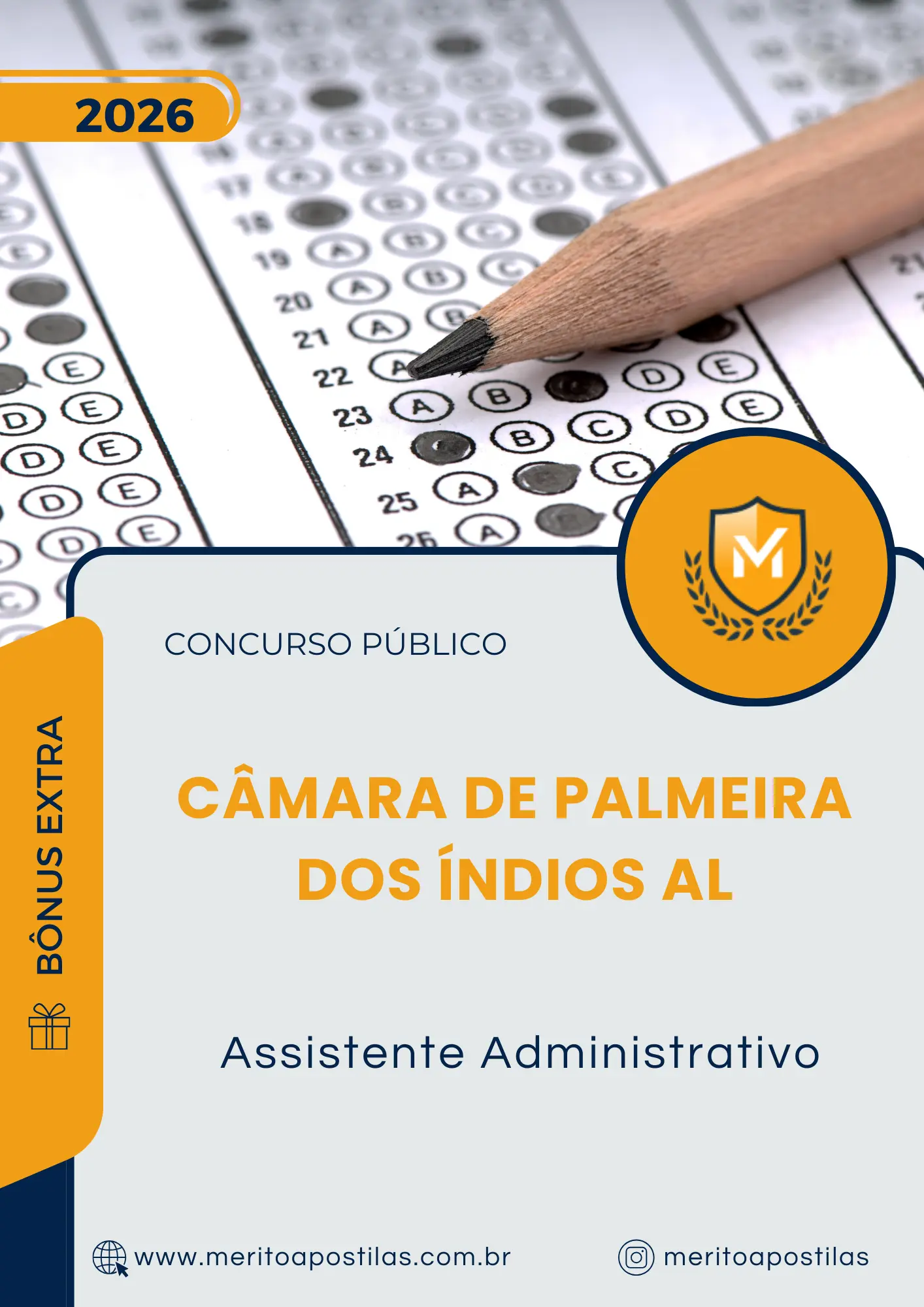 Apostila Assistente Administrativo Câmara de Palmeira dos Índios AL 2026