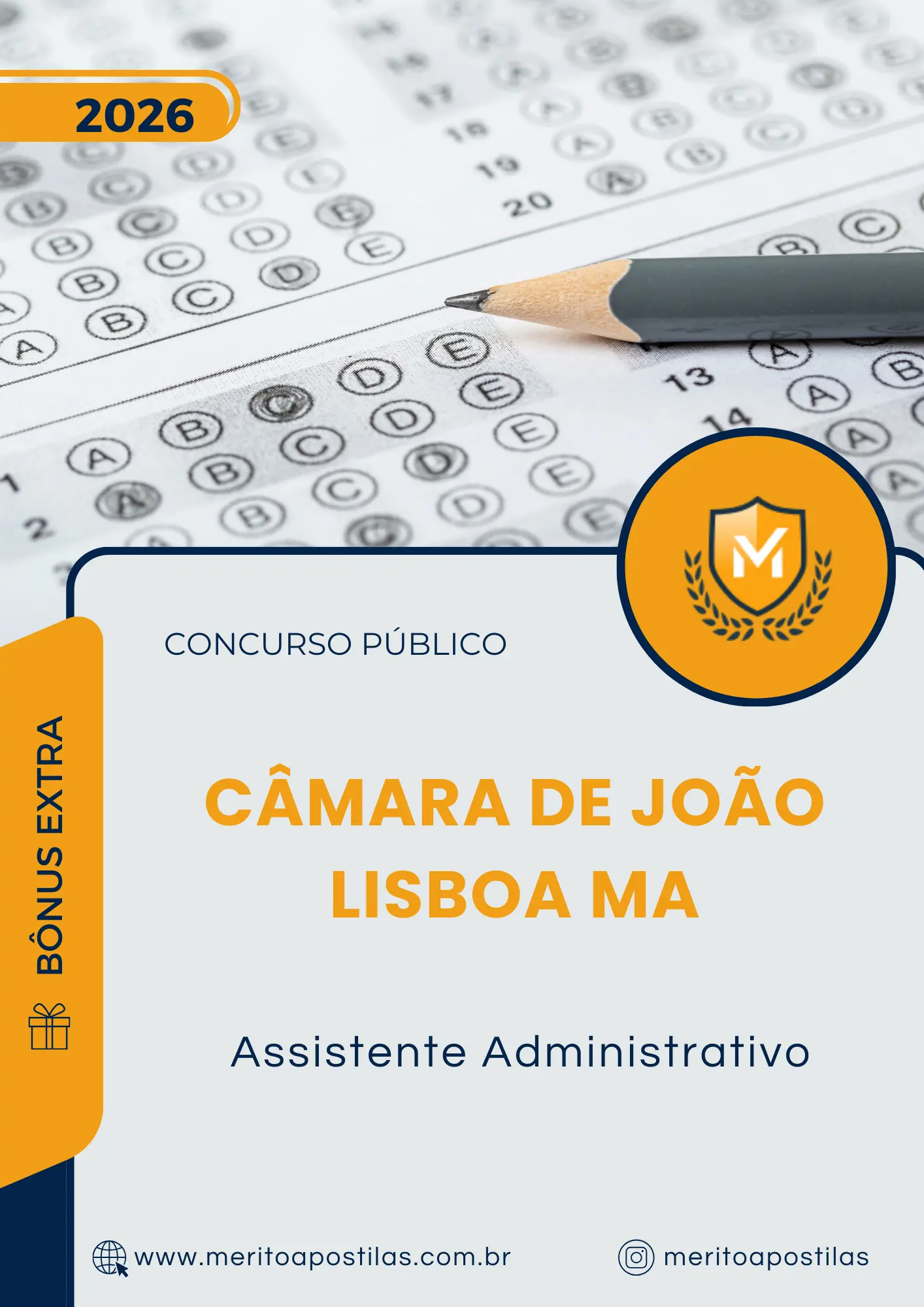 Apostila Assistente Administrativo Câmara de João Lisboa MA 2026