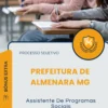 Apostila Assistente De Programas Sociais Prefeitura de Almenara MG 2026