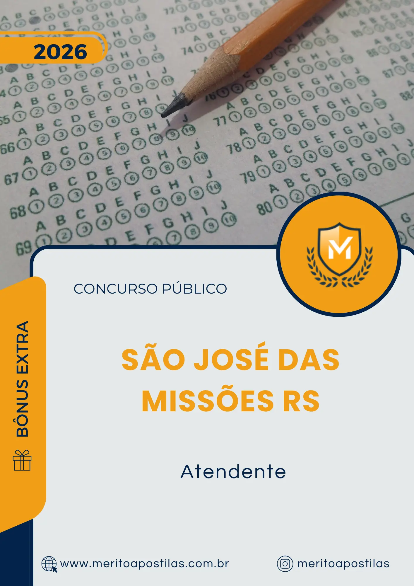 Apostila Atendente Prefeitura e Câmara de São José das Missões RS 2026