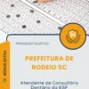 Apostila Atendente de Consultório Dentário da ESF Prefeitura de Rodeio SC 2026