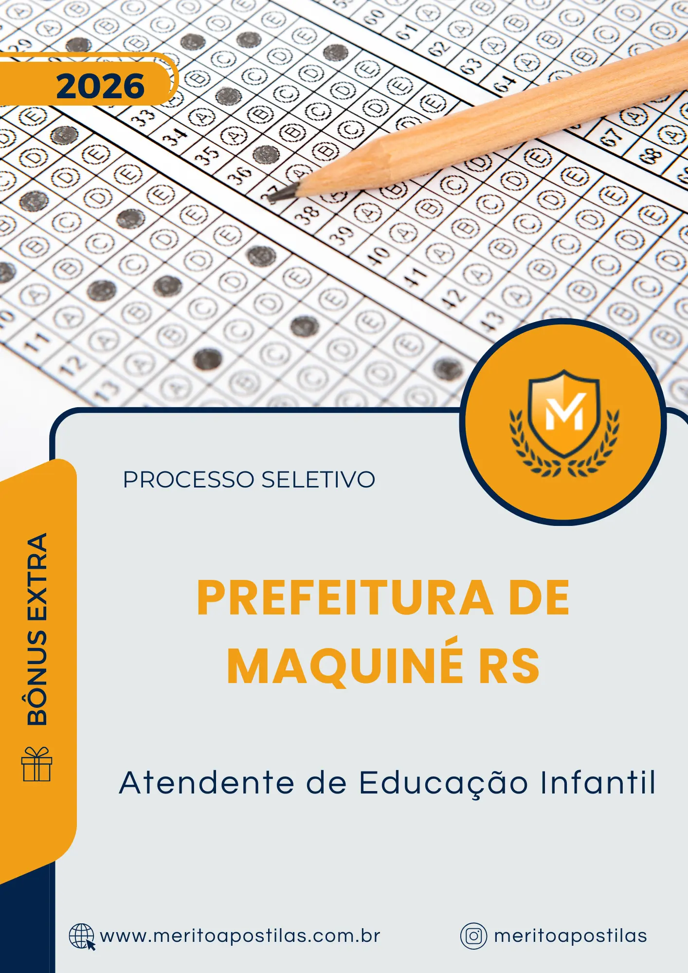 Apostila Atendente de Educação Infantil Prefeitura de Maquiné RS 2026