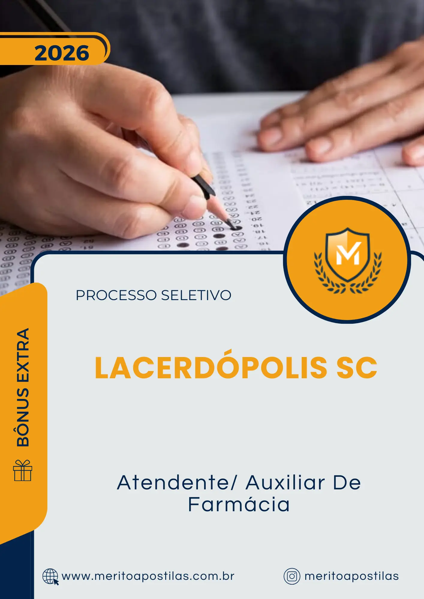 Apostila Atendente Auxiliar De Farmácia Prefeitura de Lacerdópolis SC 2026