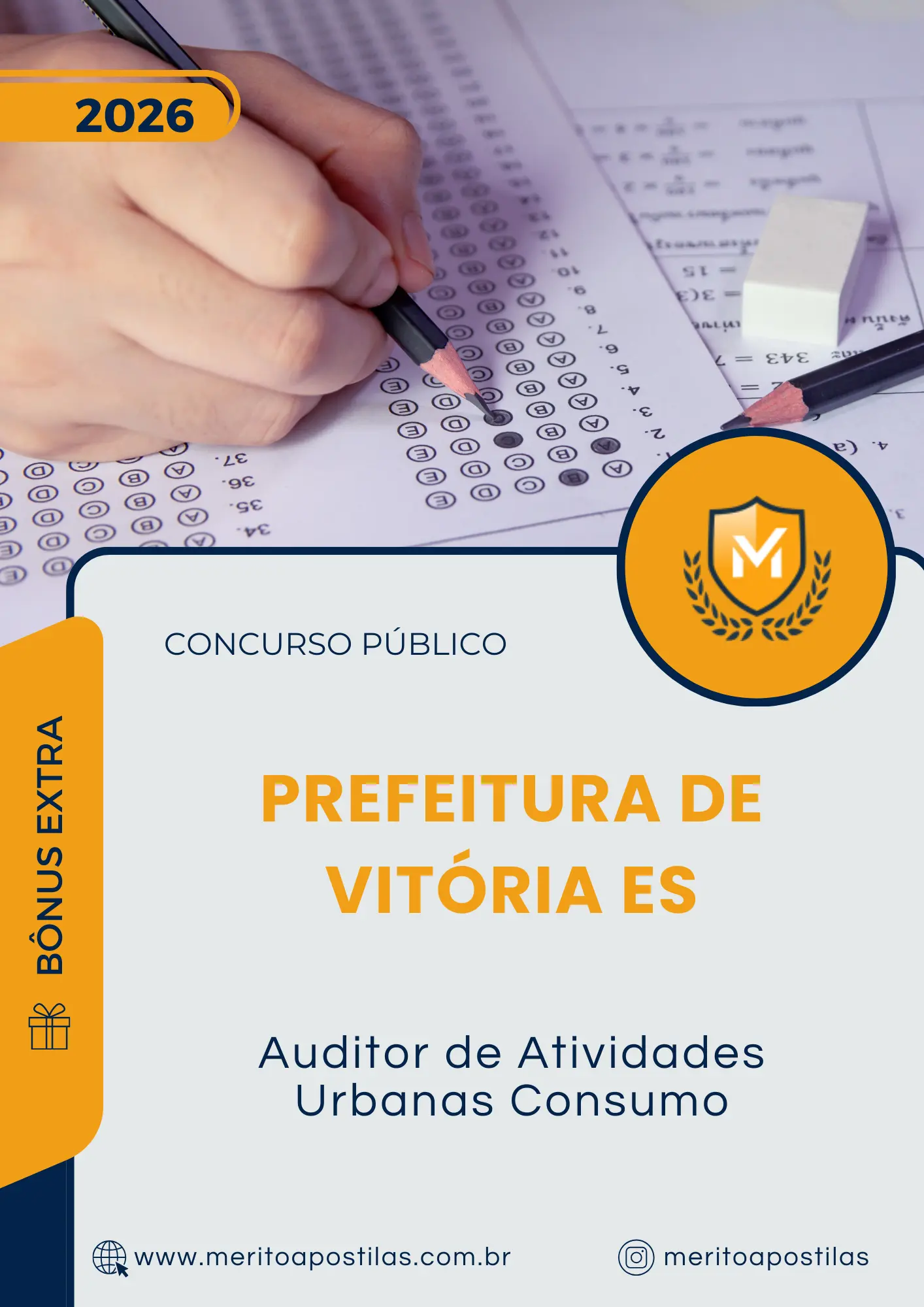 Apostila Auditor de Atividades Urbanas Consumo Prefeitura de Vitória ES 2026
