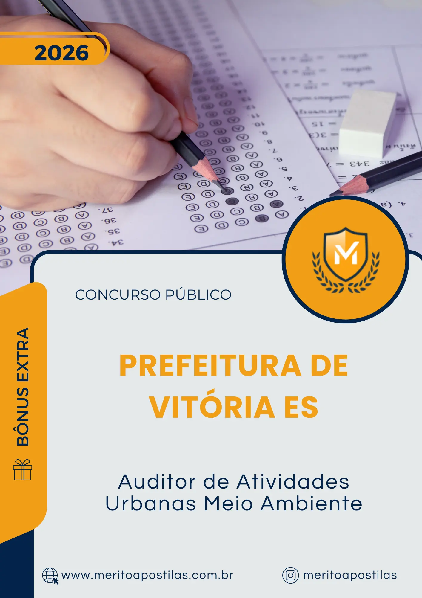 Apostila Auditor de Atividades Urbanas Meio Ambiente Prefeitura de Vitória ES 2026