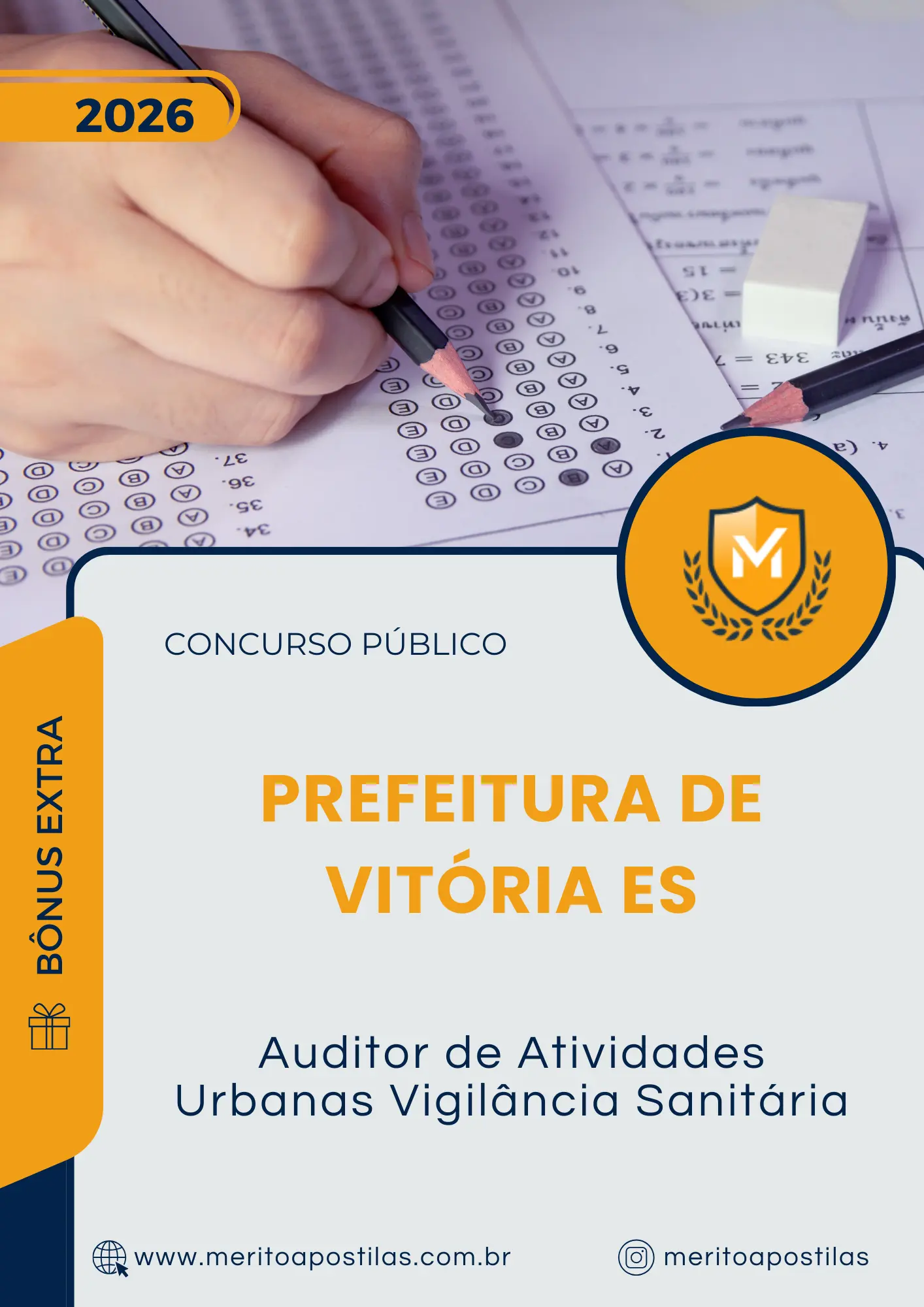 Apostila Auditor de Atividades Urbanas Vigilância Sanitária Prefeitura de Vitória ES 2026