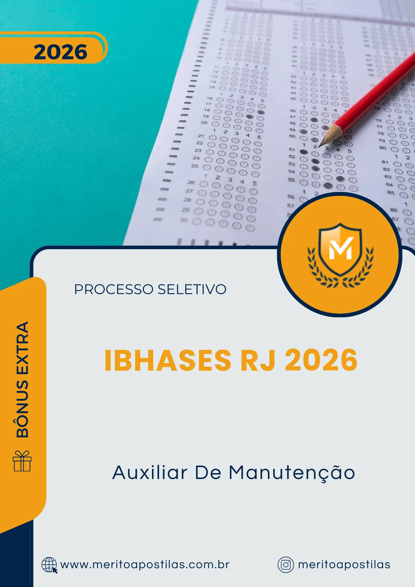 Apostila Auxiliar De Manutenção Processo Seletivo IBHASES RJ 2026