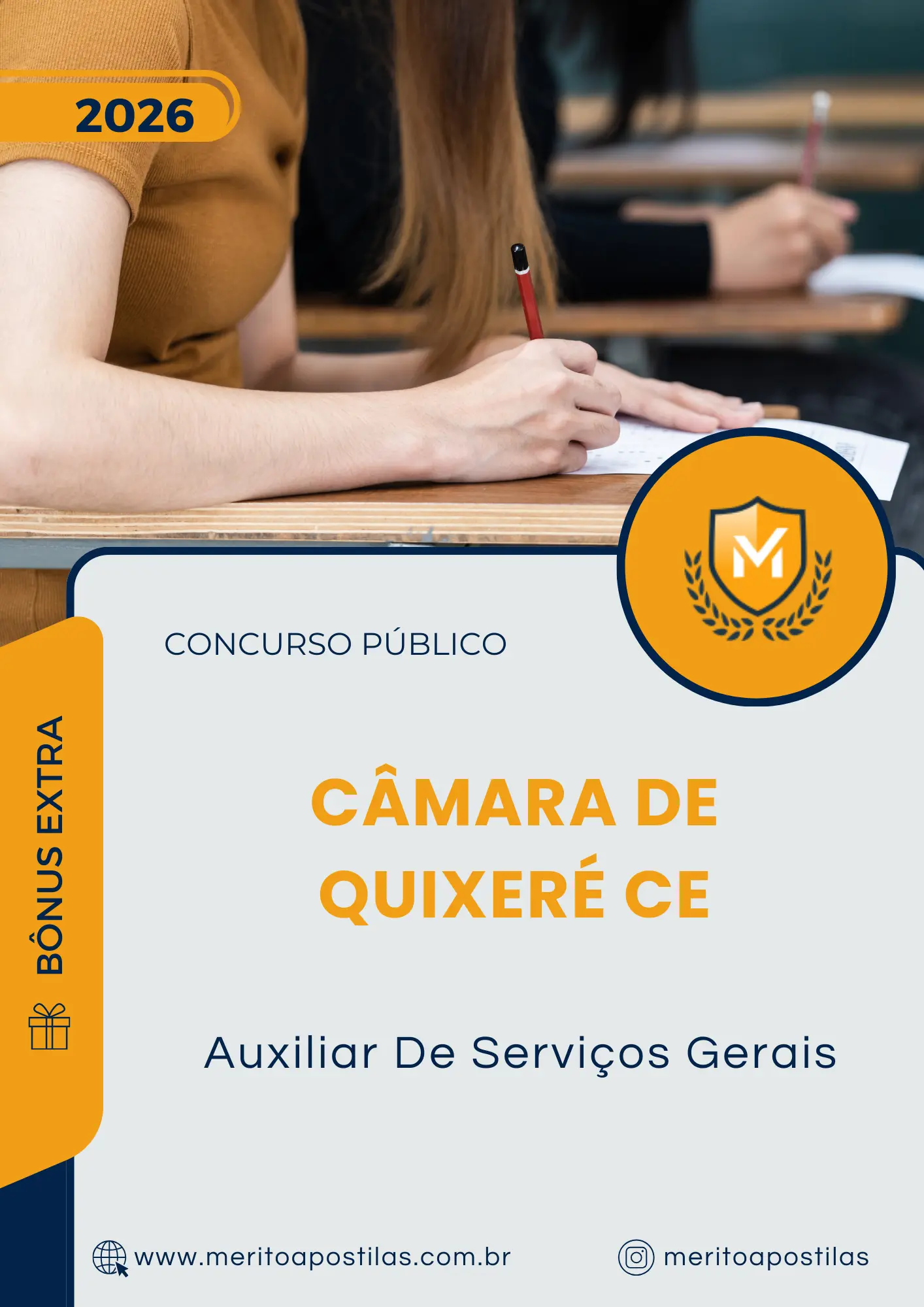 Apostila Auxiliar De Serviços Gerais Câmara de Quixeré CE 2026