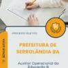 Apostila Auxiliar Operacional da Educação B Prefeitura de Serrolândia BA 2026