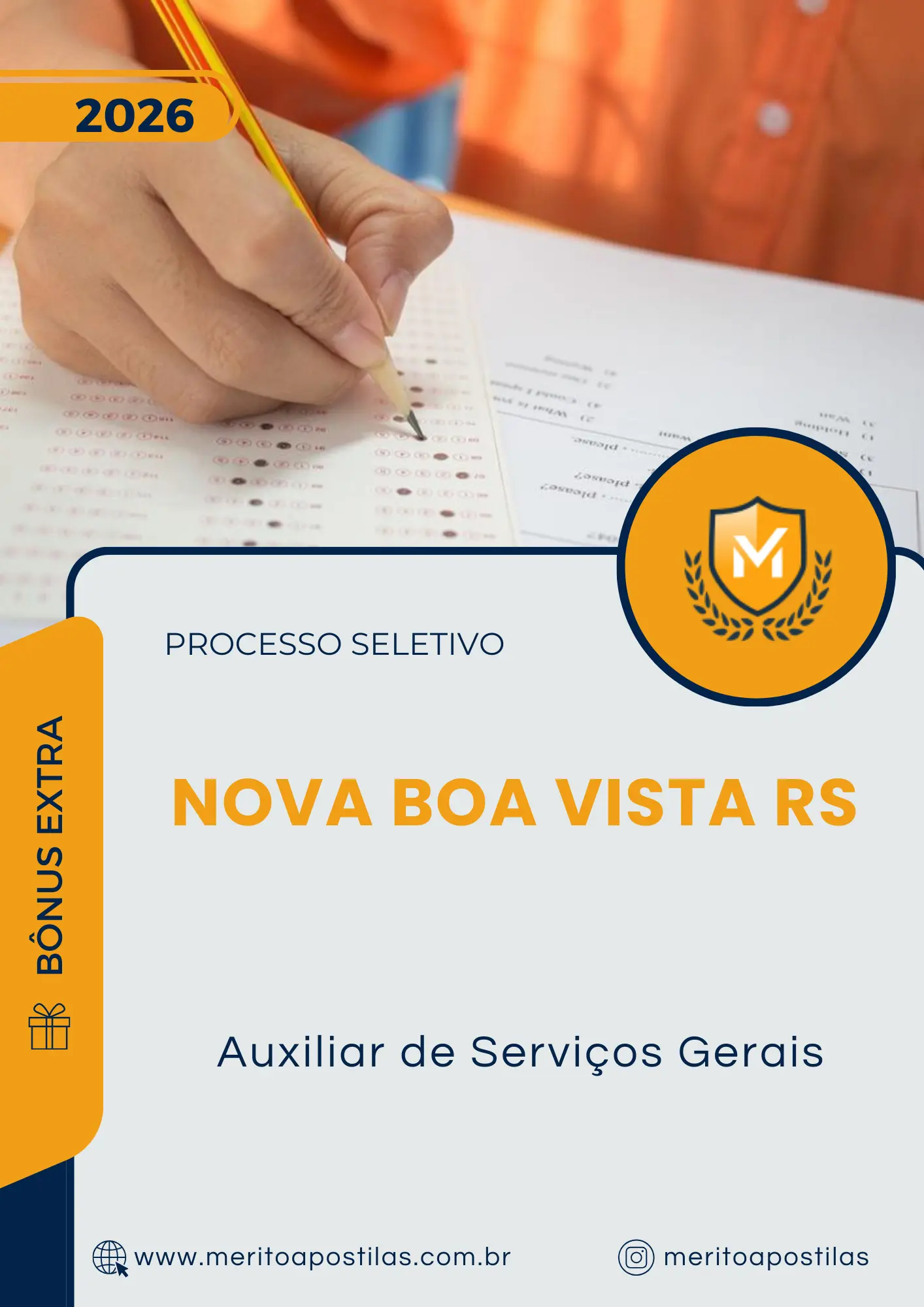 Apostila Auxiliar de Serviços Gerais Prefeitura de Nova Boa Vista RS 2026