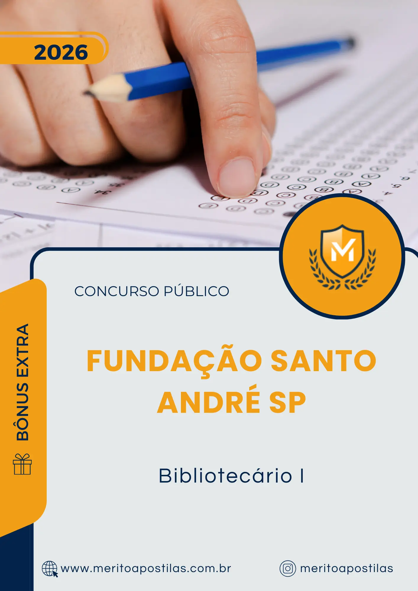 Apostila Bibliotecário I Concurso Público Fundação Santo André SP 2026