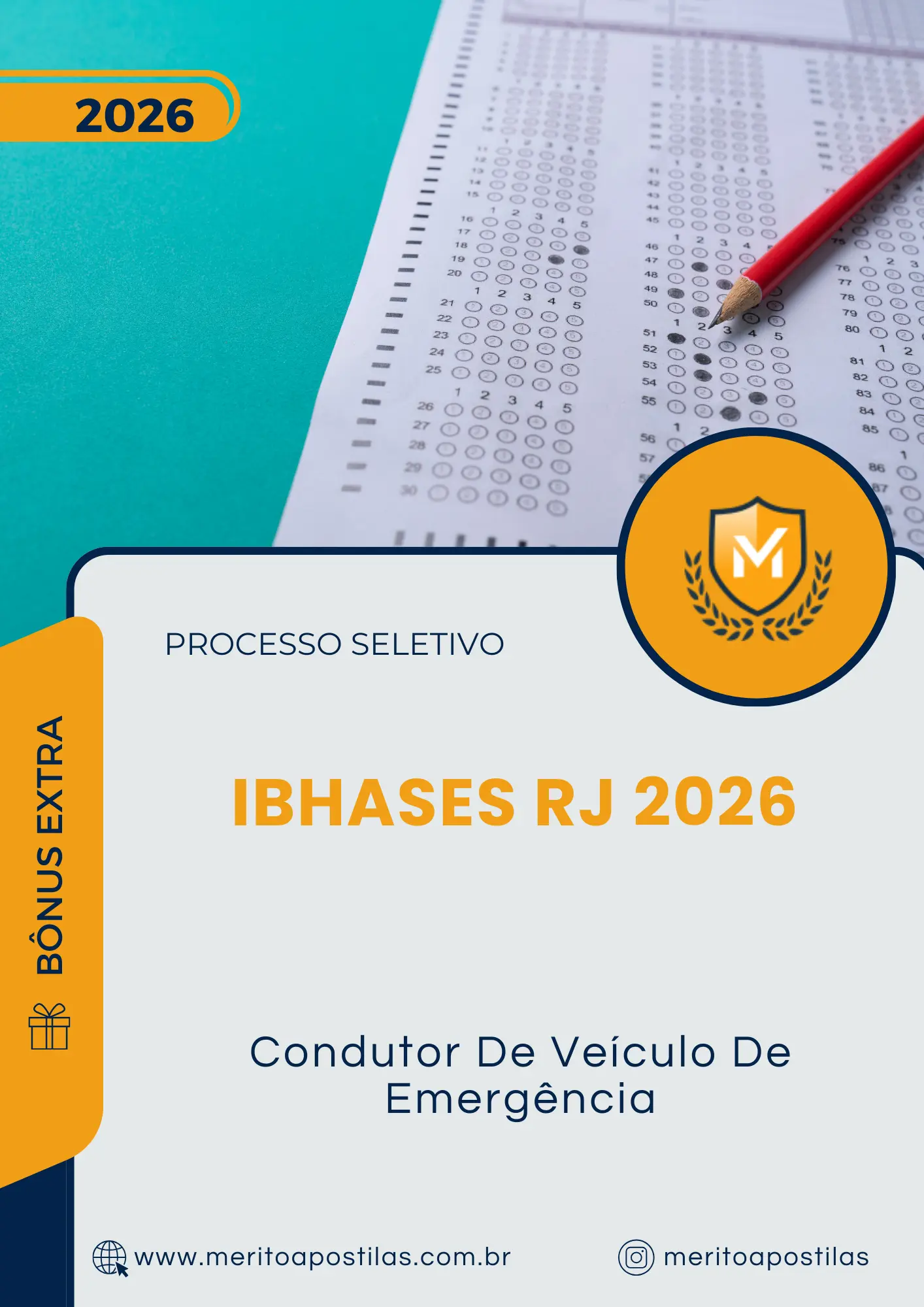Apostila Condutor De Veículo De Emergência Processo Seletivo IBHASES RJ 2026