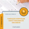 Apostila Costureiro Fundação Hospitalar Santa Terezinha de Erechim RS 2026