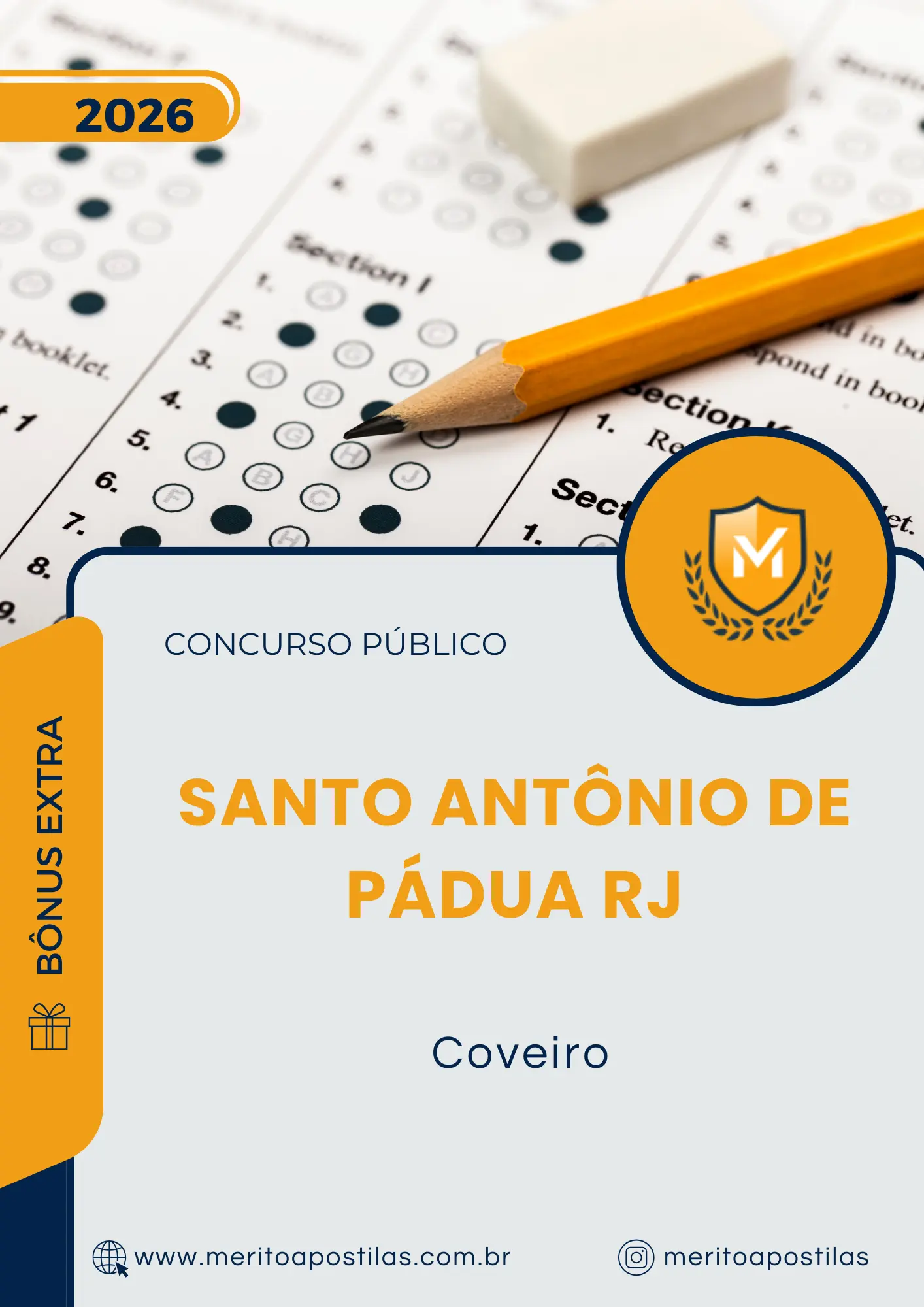 Apostila Coveiro Prefeitura de Santo Antônio de Pádua RJ 2026
