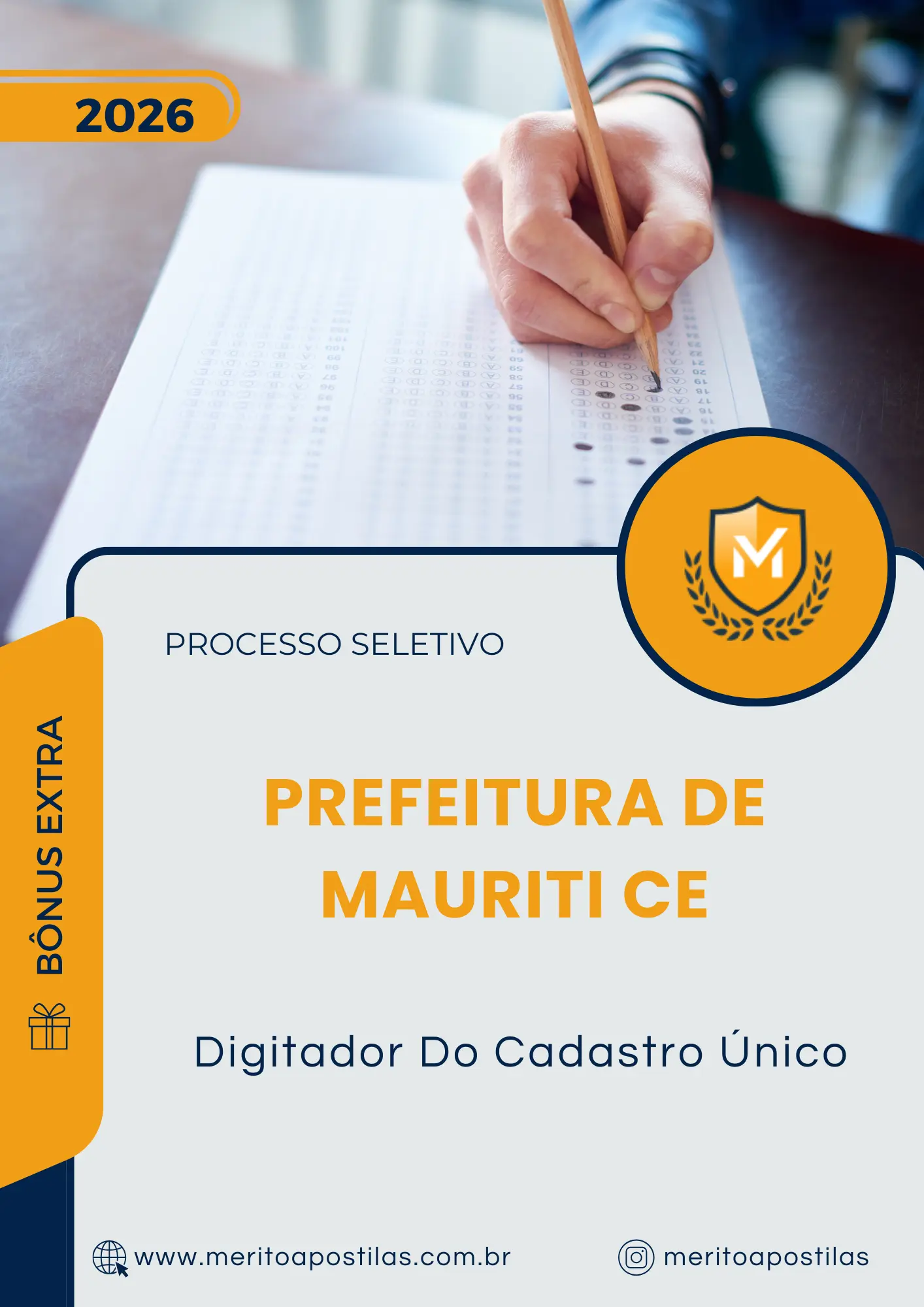 Apostila Digitador Do Cadastro Único Prefeitura de Mauriti CE 2026