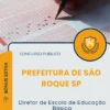 Apostila Diretor de Escola de Educação Básica Prefeitura de São Roque SP 2026