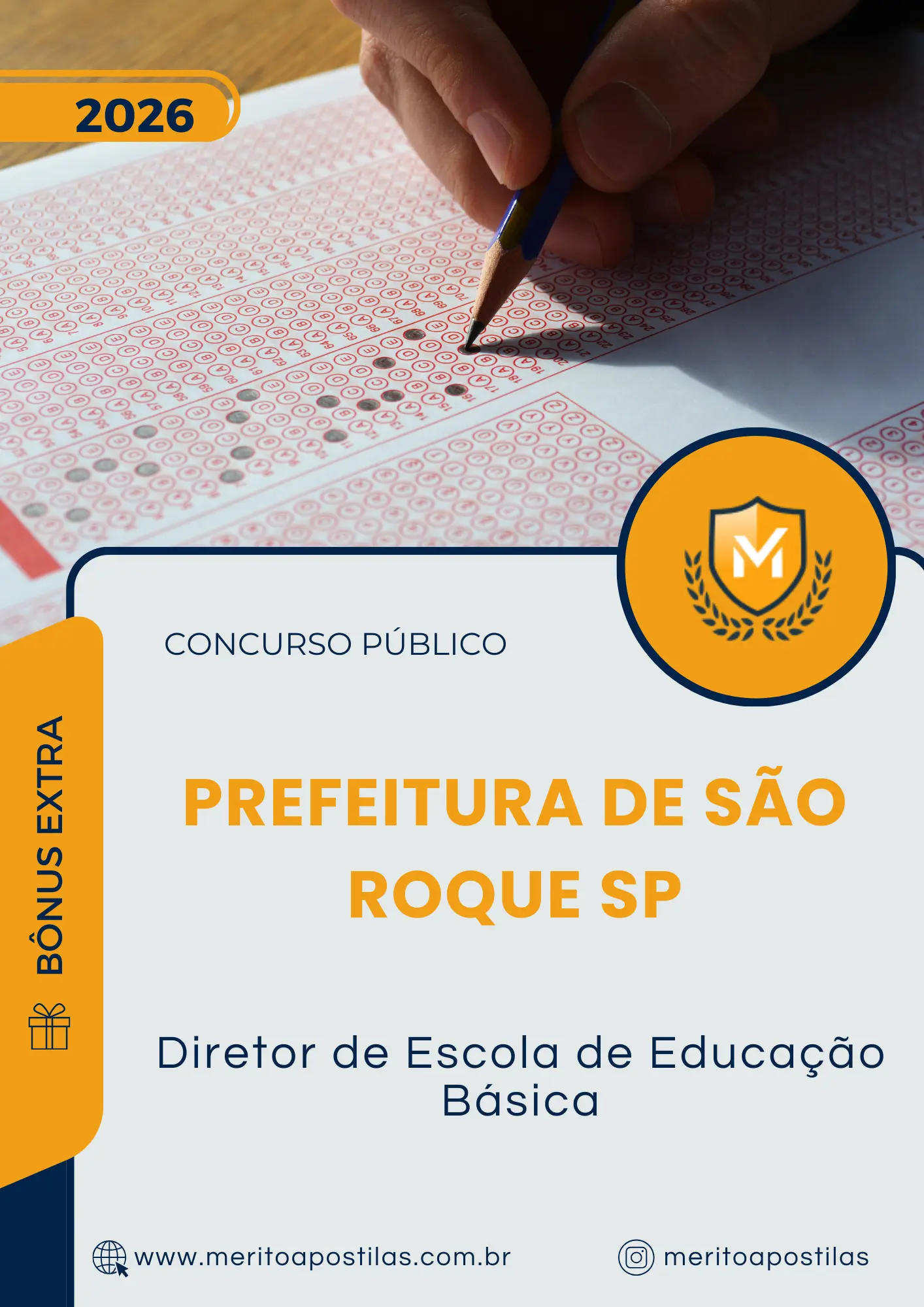 Apostila Diretor de Escola de Educação Básica Prefeitura de São Roque SP 2026