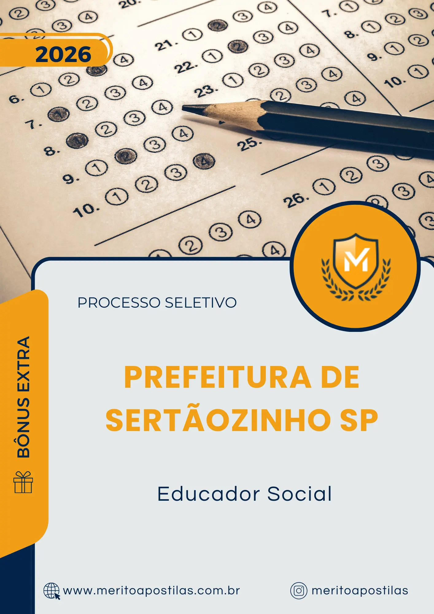 Apostila Educador Social Prefeitura de Sertãozinho SP 2026