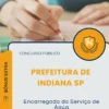 Apostila Encarregado do Serviço de Água Prefeitura de Indiana SP 2026