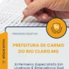 Apostila Enfermeiro Especialista Em Urgência E Emergência Sad Prefeitura de Carmo do Rio Claro MG 2026